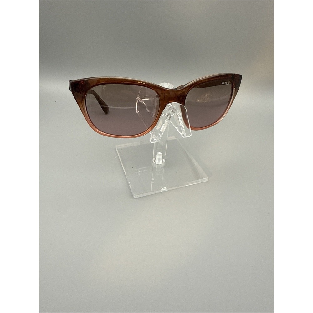 VOGUE VINTAGE SUNGLASSES AUTHENTIC BROWN/RED/PINK SQUARE POLARIZED RETRO RARE